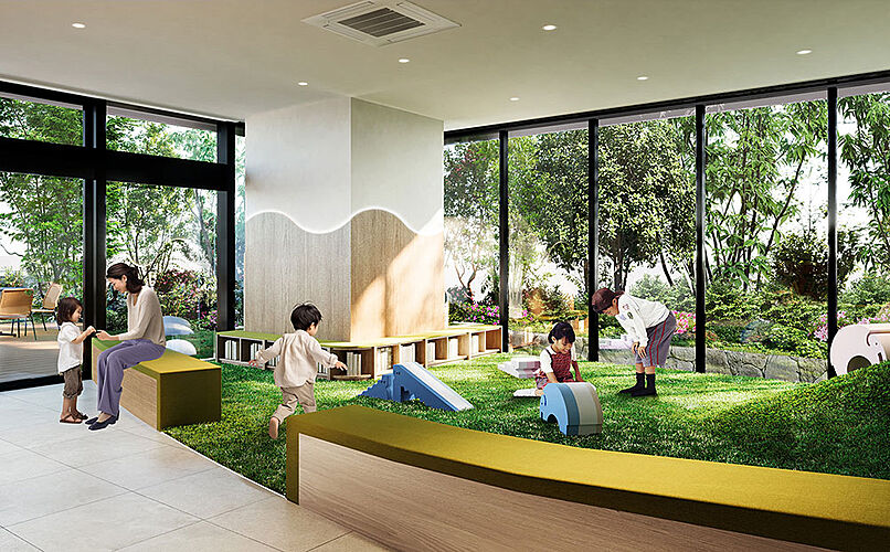 ＭＪＲ浦上ザ・レジデンス キッズコーナー完成予想CG