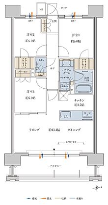 MJR鹿児島中央駅前ザ・レジデンス 間取り R