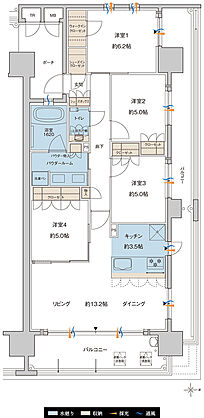 MJR大分D.C 間取り P