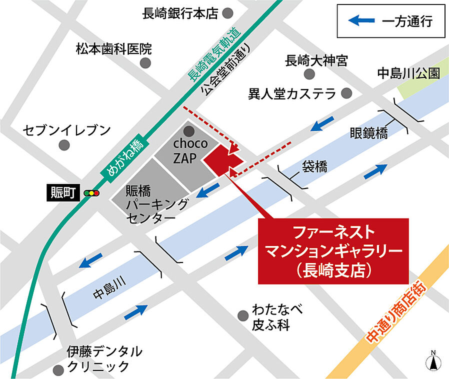 ファーネスト桜町通りタワー：モデルルーム地図