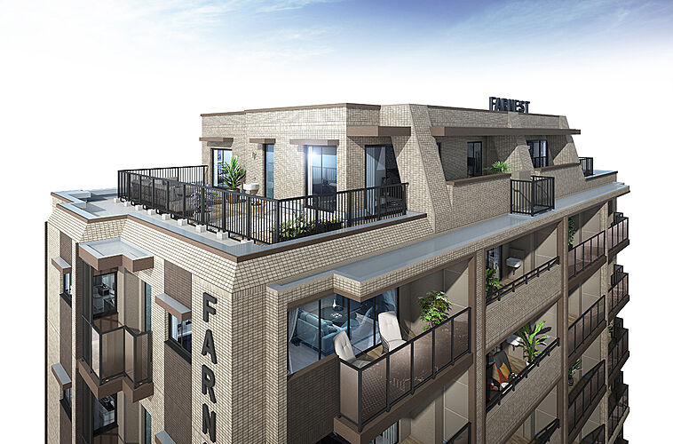 ファーネスト城山レジデンス 外観完成予想CG