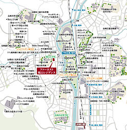 ファーネスト城山レジデンス 現地案内図