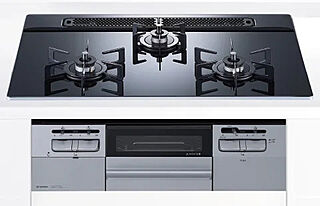 ファーネスト博多南駅グレイス 無水両面焼グリル付きビルトインガスコンロ