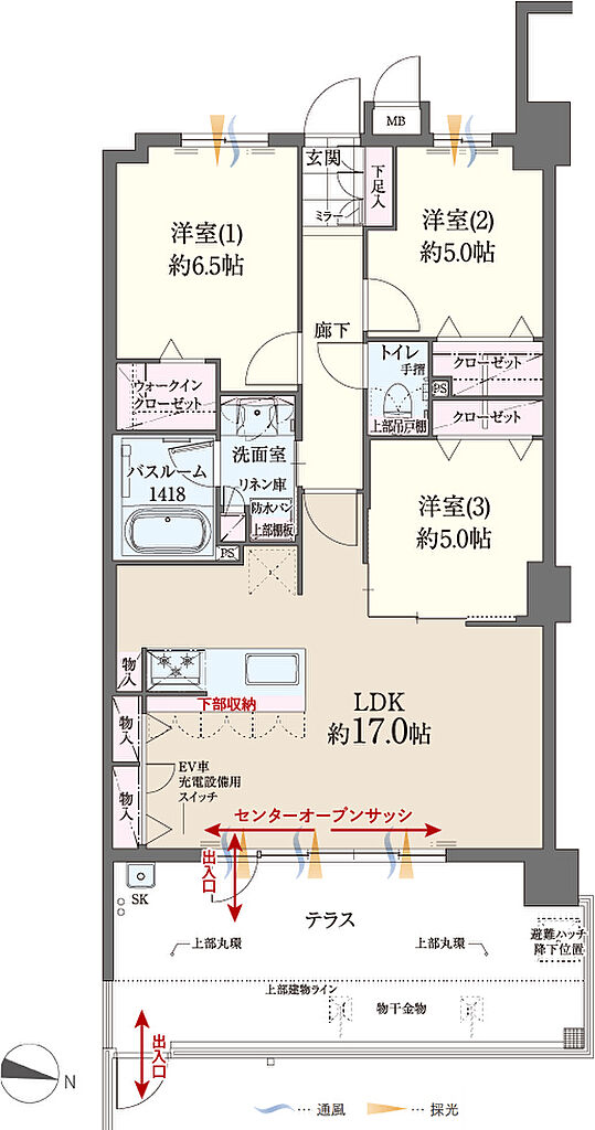 ファーネスト博多南駅グレイス 間取り K1