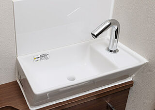 アーバンパレス博多グロウサイド 自動水栓付き手洗いカウンター