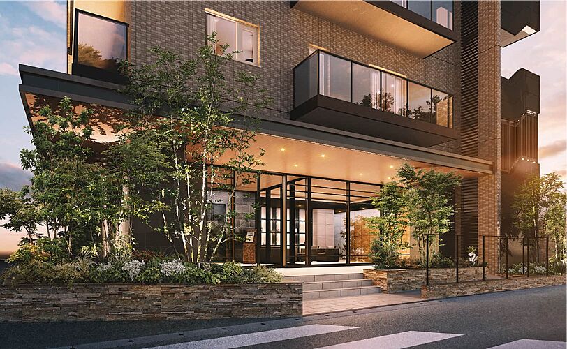 グランドパレス佐賀城内 アプローチ完成予想CG