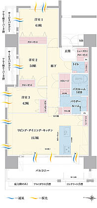 グランドパレス佐賀城内 間取り A