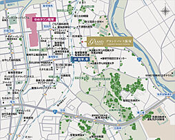 グランドパレス飯塚 現地案内図