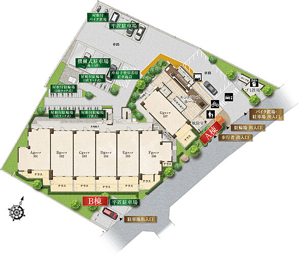 プレシス朝霞台ソルティエ 共用部