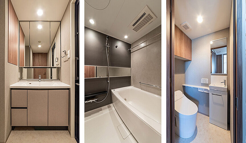 プレシス西八王子リバーサイド パウダールーム／バスルーム／トイレ