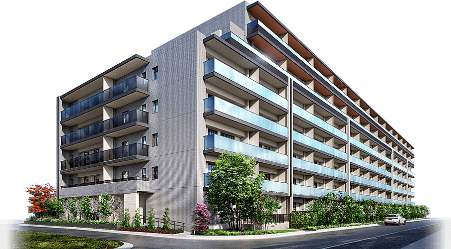 プレシス南流山パークフロント 外観完成予想CG