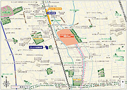 プレシス与野本町 現地案内図