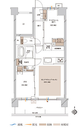 プレシス北浦和WEST 間取り 【第2期】C
