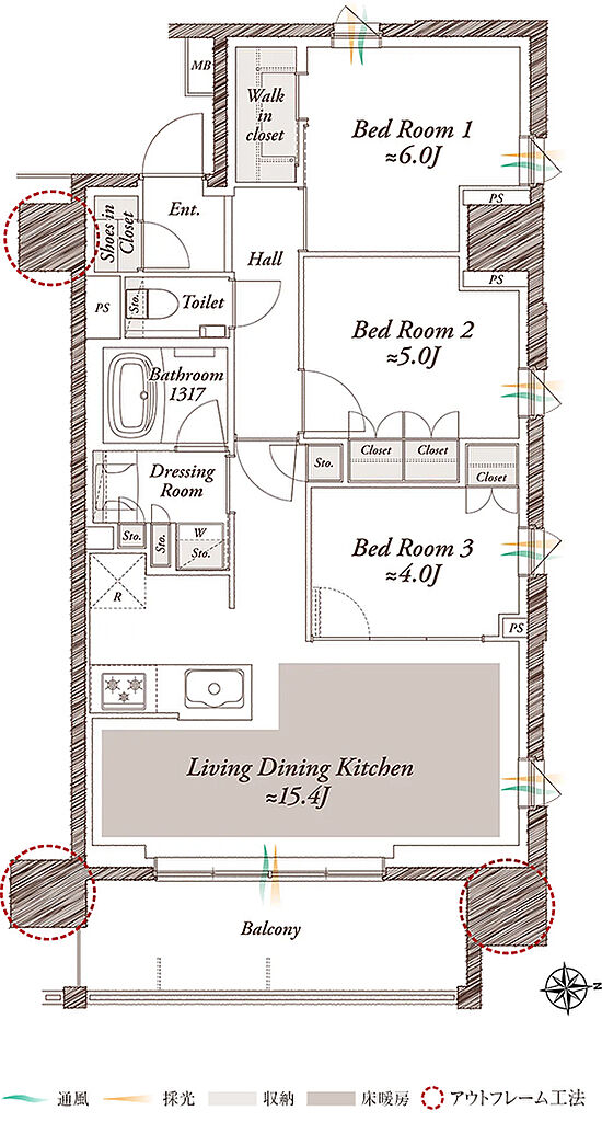 プレシス西葛西 間取り A