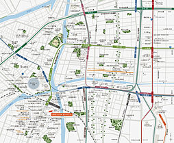 OSAKA LOOP 3分プロジェクト 現地案内図