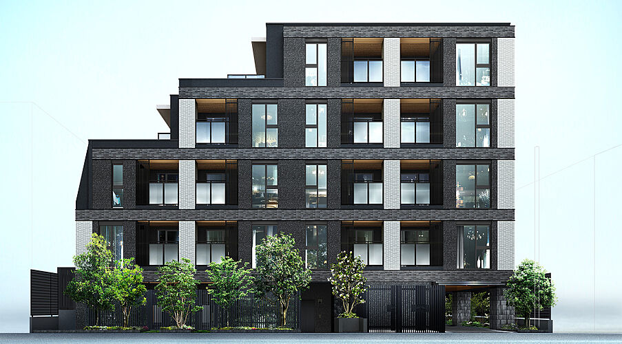 ジオ市谷仲之町 外観完成予想CG