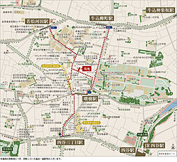 ジオ市谷仲之町 現地案内図