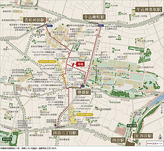 ジオ市谷仲之町 現地案内図