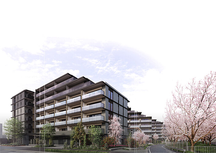 ジオ武蔵小金井 外観完成予想CG