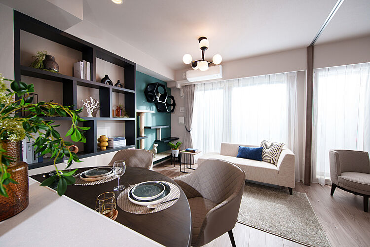 クレアホームズ フラン仙台 MID ARENA リビング・ダイニング