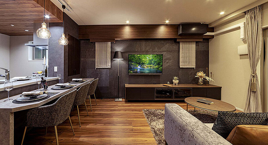 オーヴィジョン朝倉街道駅前 リビング・ダイニング