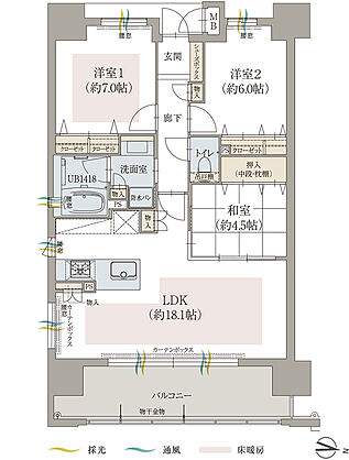 オーヴィジョン佐賀駅ザ・プライム 間取り G