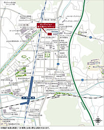 オーヴィジョン新下関プレステージ 現地案内図