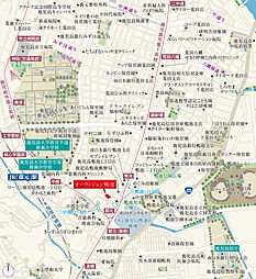 オーヴィジョン鴨池 現地案内図