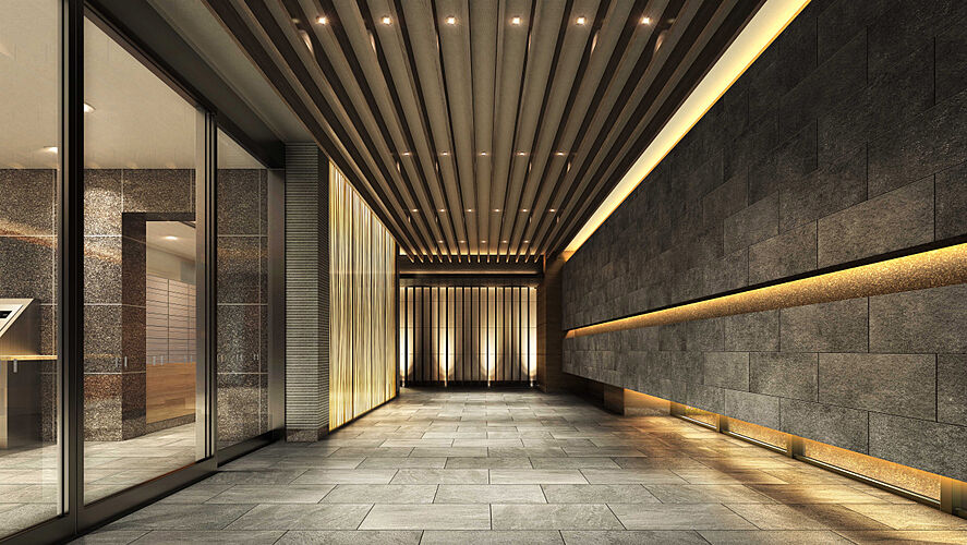 ロイヤルガーデン中吉野 ザ・グラン エントランスホール完成予想図