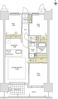 ロイヤルガーデン高松駅南弐番館 間取り C