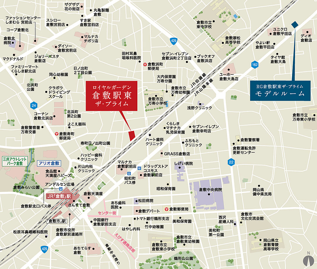 モデルハウス地図