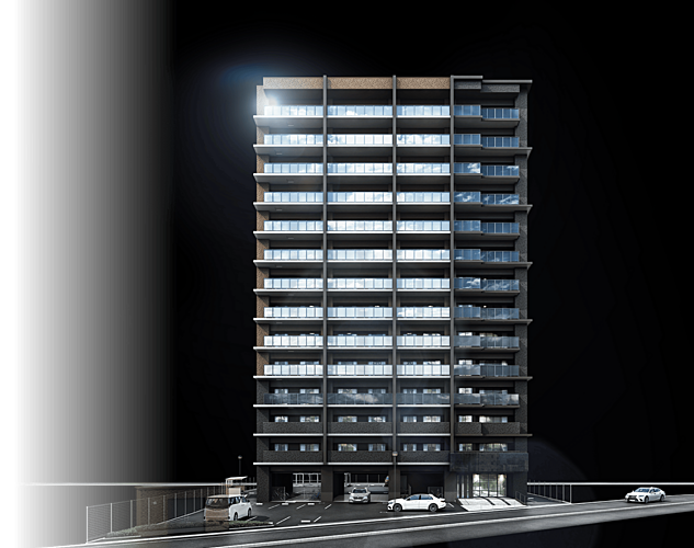 ロイヤルガーデン倉敷駅東 外観完成予想図