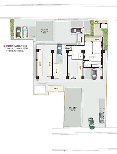 ロイヤルガーデン本町一丁目 敷地配置図