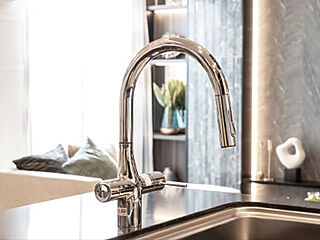 クレアホームズ鷹匠公園ザ・タワー グースネックオートセンサー水栓