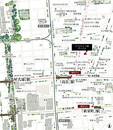 ローレルコート泉ザ・ハウス 現地案内図