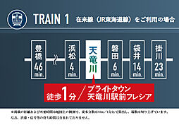 ブライトタウン天竜川駅前フレシア アクセス図