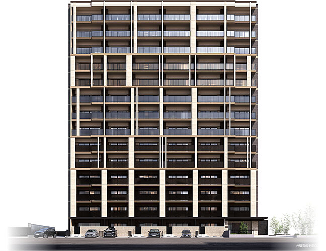 ブライトタウン浜北駅前 外観完成予想CG