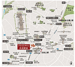 ブライトタウン浜北駅前 現地案内図