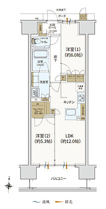 ブライトタウン西伊場 間取り B