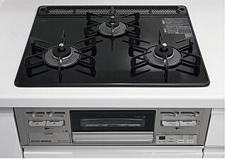 ヴェルディ古京町 ガラストップ3つ口ガステーブル