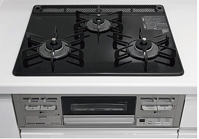 ガラストップ3つ口ガステーブル