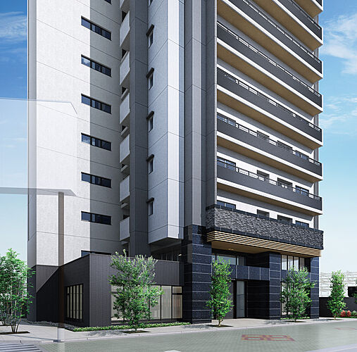 ヴェルディ・ザ・タワー福山 外観完成予想図