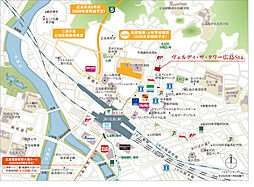 ヴェルディ・ザ・タワー広島Sta. 現地案内図