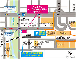 ヴェルディ呉本通［ヴィアーレ］ モデルルーム案内図