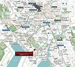 ファインセントラルシティ 現地案内図
