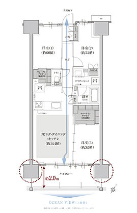 ファインセントラルシティ 間取り C1b