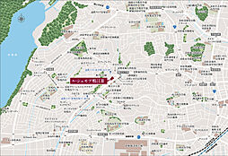 ル・シェモア鴨江III 現地案内図