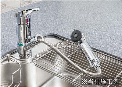 浄水器付ハンドシャワー混合水栓
