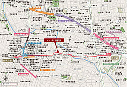 イノバス西荻窪 現地案内図