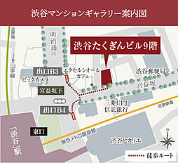 イノバス元住吉 モデルルーム案内図